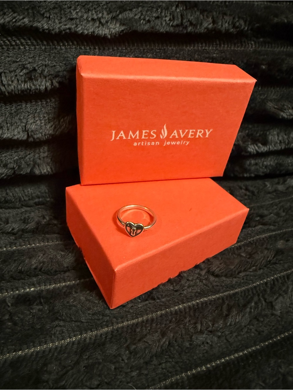 Retired-James Avery Love Unlock Ring
